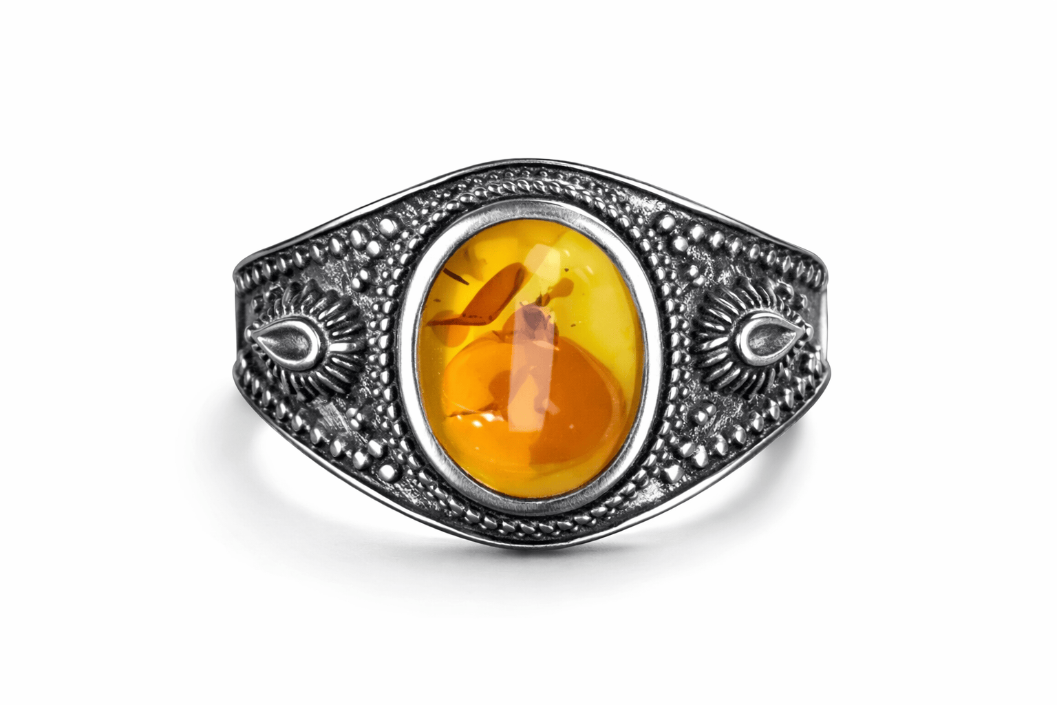 Vintage Amber Flower Collection Flamingo Stores