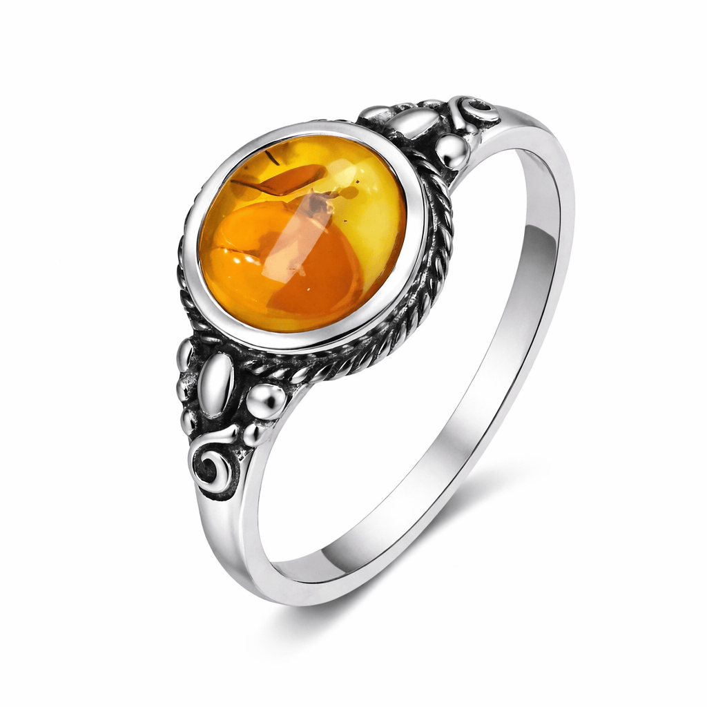Vintage Amber Flower Collection Flamingo Stores