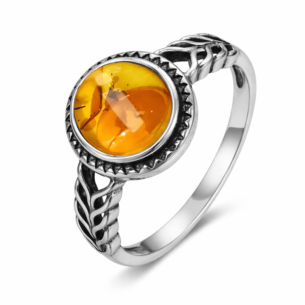 Vintage Amber Flower Collection Flamingo Stores