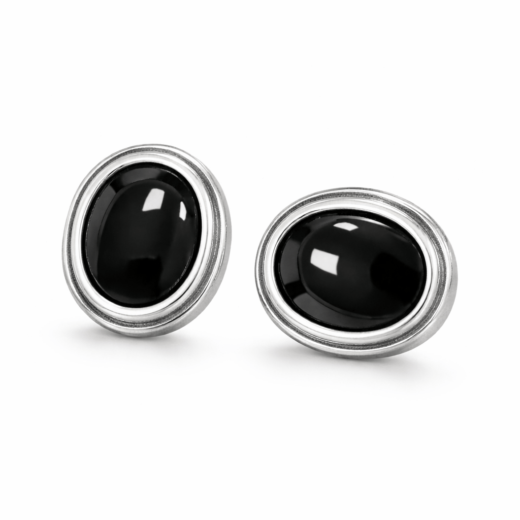 Oval Bezel Collection Earrings Flamingo Stores