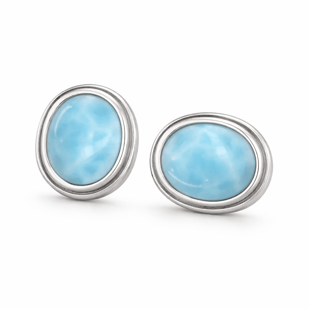 Oval Bezel Collection Earrings Flamingo Stores