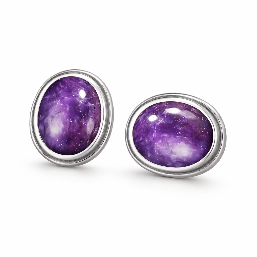 Oval Bezel Collection Earrings Flamingo Stores