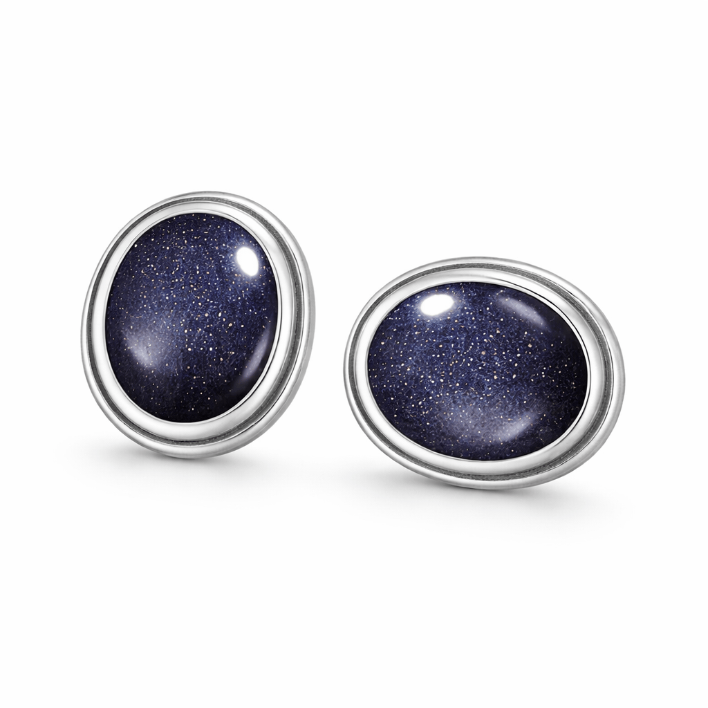 Oval Bezel Collection Earrings Flamingo Stores