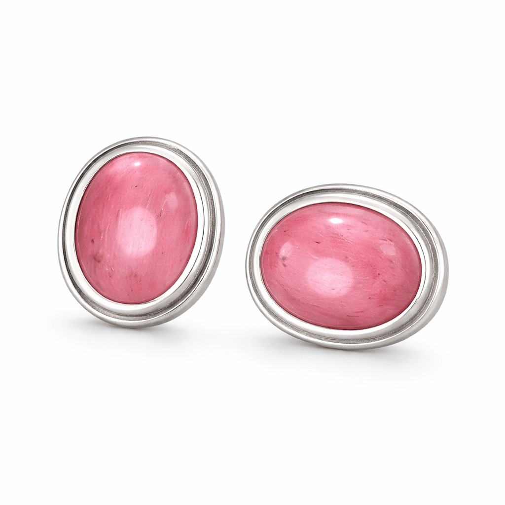 Oval Bezel Collection Earrings Flamingo Stores
