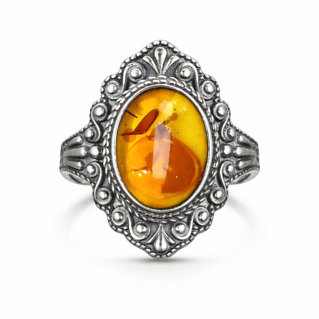 Vintage Amber Flower Collection Flamingo Stores