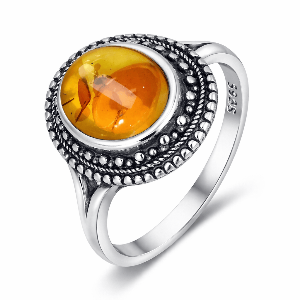 Vintage Amber Flower Collection Flamingo Stores