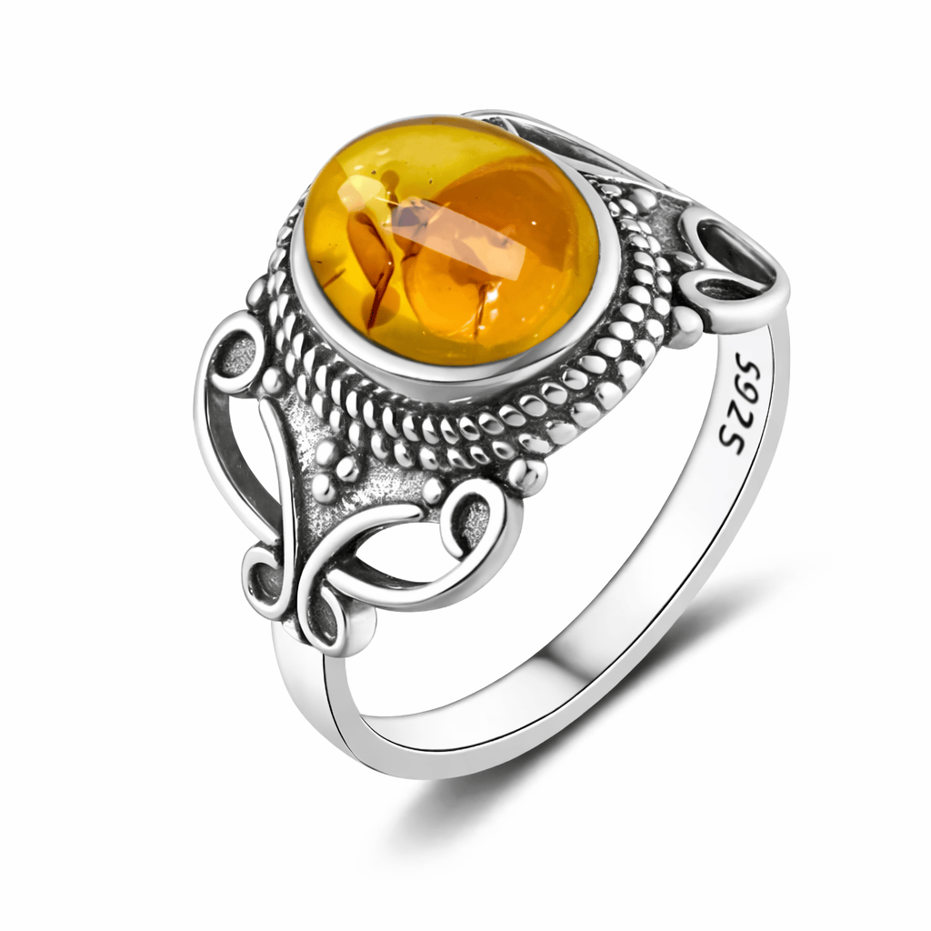 Vintage Amber Flower Collection Flamingo Stores